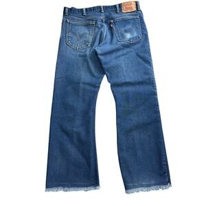 Vintage Levi's 517 Bootcut Jeans Size 36x29 Hippie Western Y2K Indie Faded